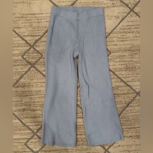 JustFab Light Blue Ribbed Women's Pants